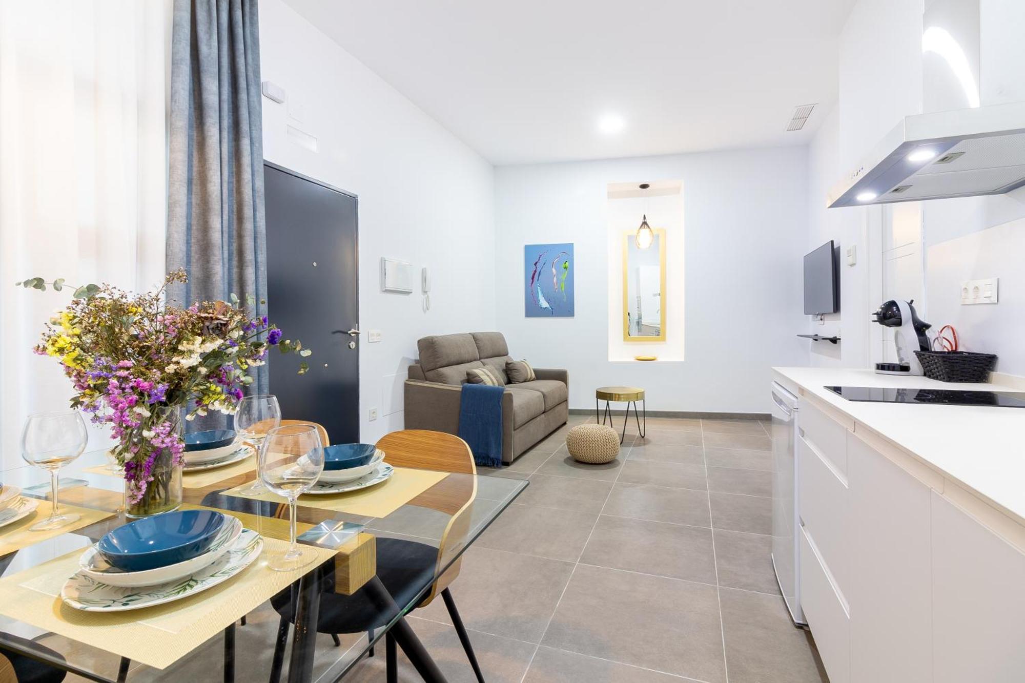 Апартаменты Malaga Center Flat Mariblanca 12 Sun & Terrace Boutique Номер фото